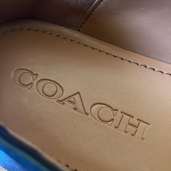 Women Coach Haley black leather loafers size 8 brand new - Picture 4 of 12